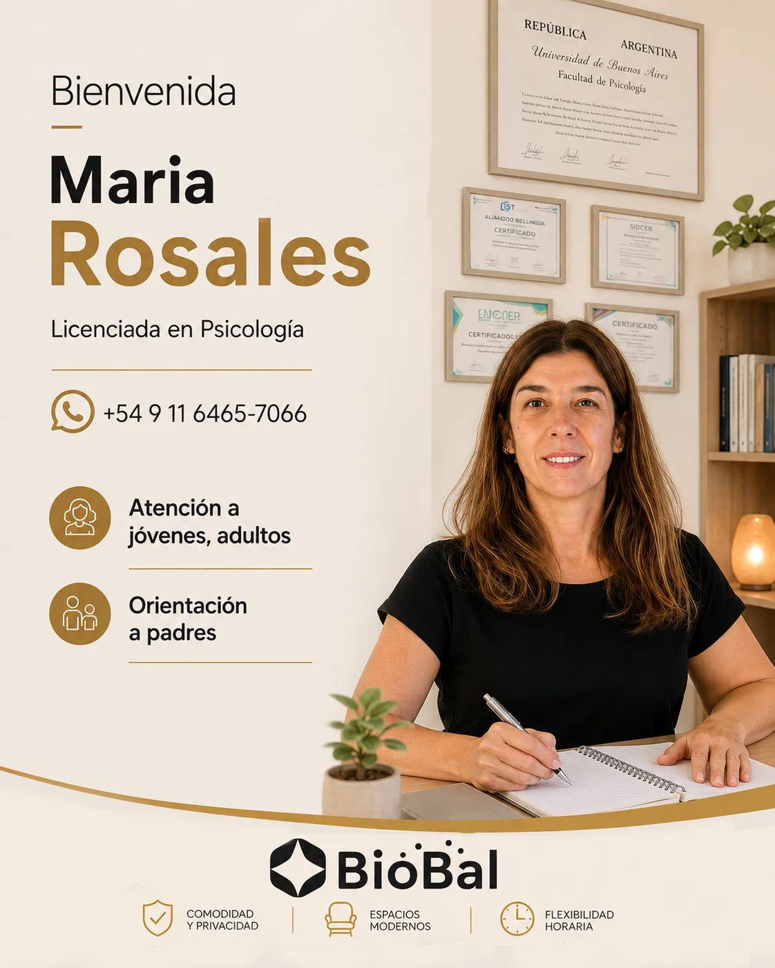 María Susana Rosales — Licenciada en Psicología